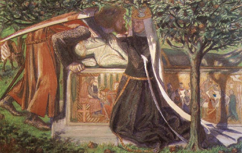 Dante Gabriel Rossetti Arthur-s Tomb oil painting picture